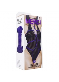 Фиолетовая верёвка для связывания и фиксации Bind Tie - 9,14 м. - Doc Johnson - купить с доставкой в Мурманске