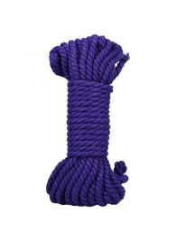 Фиолетовая верёвка для связывания и фиксации Bind Tie - 9,14 м. - Doc Johnson - купить с доставкой в Мурманске