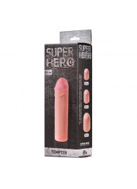 Фаллоудлинитель SUPER HERO Tempter - 16 см. - Lola Games - в Мурманске купить с доставкой