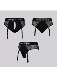 Трусики для фиксации насадок Strap-on-me Harness Lingerie Diva XS - Strap-on-me - купить с доставкой в Мурманске