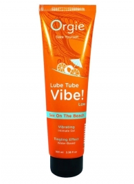Гель с эффектом вибрации Lube Tube Vibe Low Sex On The Beach - 100 мл. - ORGIE - купить с доставкой в Мурманске