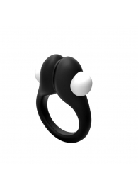 Черное эрекционное кольцо Zippy Vibrating Ring With Bullet - Adrien Lastic - в Мурманске купить с доставкой