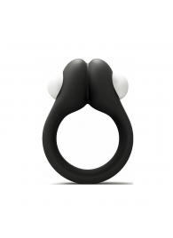 Черное эрекционное кольцо Zippy Vibrating Ring With Bullet - Adrien Lastic - в Мурманске купить с доставкой