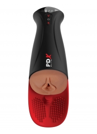 Мастурбатор-вагина в колбе с вибрацией Fuck-O-Matic Pro XL - Pipedream - в Мурманске купить с доставкой