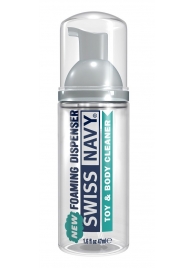 Очищающая пенка для игрушек и тела Toy   Body Cleaner Foamer - 47 мл. - Swiss navy - купить с доставкой в Мурманске
