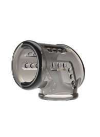 Дымчатая насадка на пенис и мошонку - Baile - в Мурманске купить с доставкой