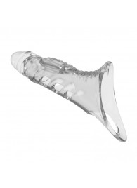 Прозрачная насадка на пенис - 22 см. - Baile - в Мурманске купить с доставкой