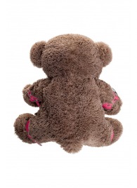 Бондажный набор: бурый мишка с розовыми оковами и наручниками - Pecado - купить с доставкой в Мурманске