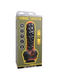 Черно-красная мини-машина на присоске Tendril Thruster - 21,6 см. - Doc Johnson - купить с доставкой в Мурманске