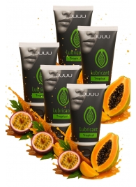 Набор из 5 съедобных лубрикантов JUJU со вкусом тропических фруктов - JuJu - купить с доставкой в Мурманске
