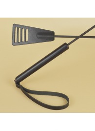 Черный кожаный стек «Сириус» - 60 см. - Sitabella - купить с доставкой в Мурманске