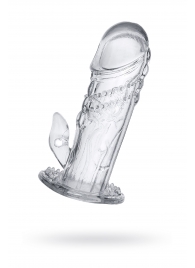 Прозрачная насадка на пенис Uco - 13 см. - A-toys - в Мурманске купить с доставкой
