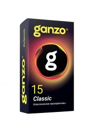 Классические презервативы с обильной смазкой Ganzo Classic - 15 шт. - Ganzo - купить с доставкой в Мурманске
