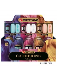 Набор из 15 мастурбаторов Catherine Olga - Baile - в Мурманске купить с доставкой