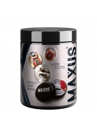 Черные утолщенные презервативы MAXUS Extra Strong с железным кейсом - 15 шт. - Maxus - купить с доставкой в Мурманске