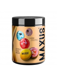 Точечные презервативы MAXUS 2000 Amazing Dots с железным кейсом - 15 шт. - Maxus - купить с доставкой в Мурманске