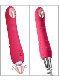 Малиновая насадка на душ с вибрацией Showers to orgasm - 20,1 см. - Orion - купить с доставкой в Мурманске