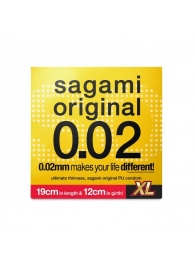 Презерватив увеличенного размера Sagami Original 0.02 XL-size - 1 шт. - Sagami - купить с доставкой в Мурманске