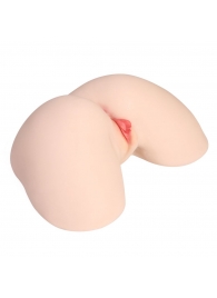 Мастурбатор-полуторс с двойным слоем материала и вибрацией Jenny Onahole Real Hips - KOKOS - в Мурманске купить с доставкой