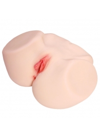 Мастурбатор-полуторс с двойным слоем материала Jenny Onahole Real Vagina - KOKOS - в Мурманске купить с доставкой