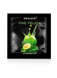 Саше съедобной оральной смазки OraLove с ароматом фейхоа - 3 гр. - Биоритм - купить с доставкой в Мурманске