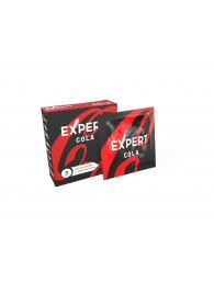Презервативы с ароматом колы Expert Cola - 3 шт. - Expert - купить с доставкой в Мурманске
