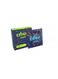 Светящиеся в темноте презервативы Expert Neon - 3 шт. - Expert - купить с доставкой в Мурманске