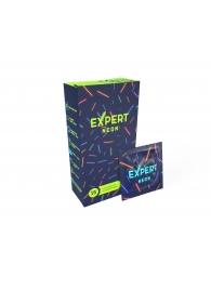 Светящиеся в темноте презервативы Expert Neon - 15 шт. - Expert - купить с доставкой в Мурманске