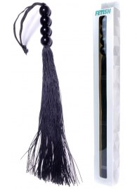 Черная силиконовая плеть - 37 см. - Boys of Toys - купить с доставкой в Мурманске