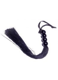 Черная силиконовая плеть - 37 см. - Boys of Toys - купить с доставкой в Мурманске