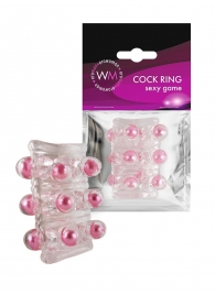 Прозрачная сквозная насадка на пенис с цветными шариками - Erowoman-Eroman - в Мурманске купить с доставкой