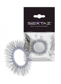 Круглое эрекционное кольцо с «ресничками» - Sextaz - в Мурманске купить с доставкой