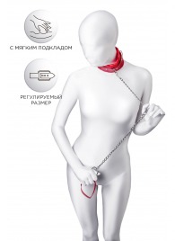 Красный ошейник с подкладкой из меха - ToyFa - купить с доставкой в Мурманске