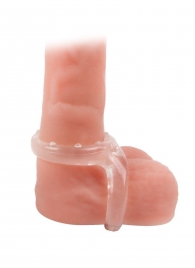 Прозрачное двойное эрекционное кольцо - Sex Expert - в Мурманске купить с доставкой