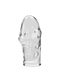 Прозрачная насадка на пенис Booker - 8 см. - Baile - в Мурманске купить с доставкой