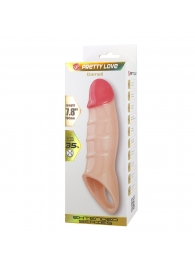 Телесная удлиняющая насадка на пенис Darnel - Baile - в Мурманске купить с доставкой