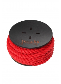Красная веревка для шибари на катушке - 5 м. - Pecado - купить с доставкой в Мурманске