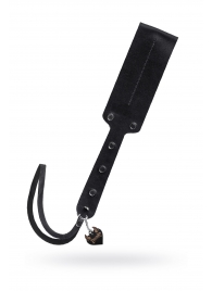 Черный кожаный пэддл - 32 см. - Pecado - купить с доставкой в Мурманске