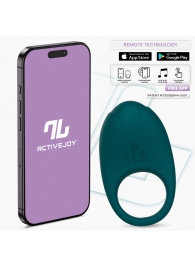 Зеленое интерактивное виброкольцо Ringo - Intoyou - в Мурманске купить с доставкой