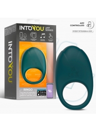 Зеленое интерактивное виброкольцо Ringo - Intoyou - в Мурманске купить с доставкой