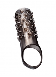 Дымчатая насадка на пенис с выпуклостями - 12 см. - Sex Expert - в Мурманске купить с доставкой