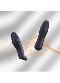 Сливовая силиконовая насадка на пенис с подхватом Manwan Ryzer - Manwan - в Мурманске купить с доставкой