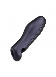 Сливовая силиконовая насадка на пенис с подхватом Manwan Ryzer - Manwan - в Мурманске купить с доставкой