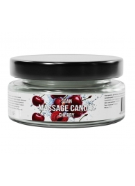Массажная свеча «Спелая вишня» - 50 мл. - SGAN - купить с доставкой в Мурманске