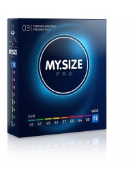 Презервативы MY.SIZE размер 72 - 3 шт. - My.Size - купить с доставкой в Мурманске