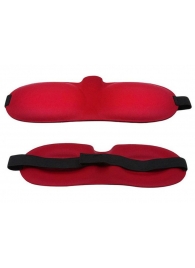 Красная глухая маска на резинке - Sitabella - купить с доставкой в Мурманске