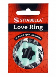Цветное эрекционное кольцо с 5 бусинами Love Ring - Sitabella - в Мурманске купить с доставкой