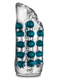 Прозрачный мастурбатор-вагина Super Stroker - Blush Novelties - в Мурманске купить с доставкой