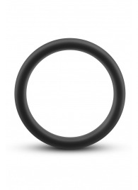 Черное эрекционное кольцо Silicone Go Pro Cock Ring - Blush Novelties - в Мурманске купить с доставкой
