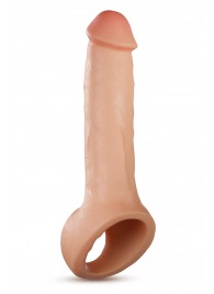 Телесная насадка-удлинитель Thrive 8.75 Inch Realistic Penis Extender Sleeve - 22,2 см. - Blush Novelties - в Мурманске купить с доставкой
